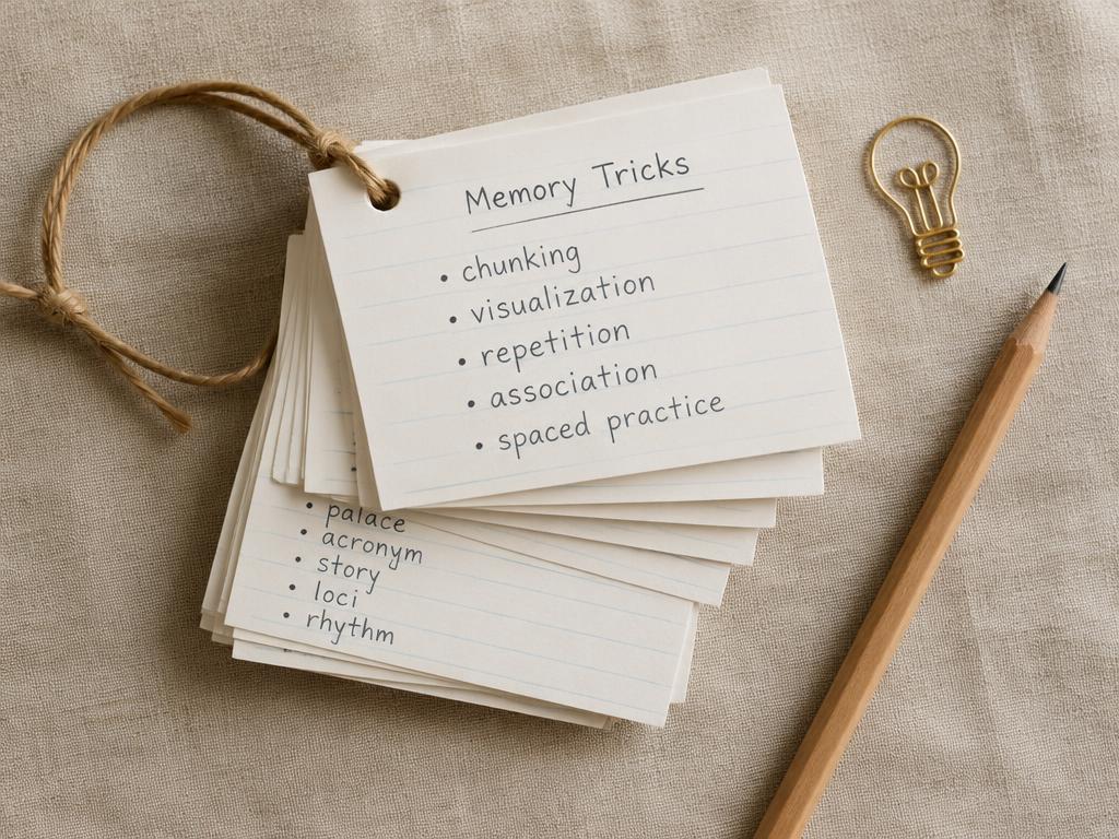 Les 5 astuces mnémotechniques